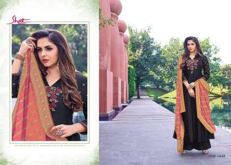 SHAI AZVA CATALOG PURE SILK ANARKALI PARTY WEAR EMBROIDERD & HANDWORK E (8)