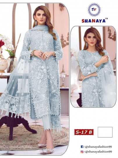 SHANAYA PRESENT S 17 BUTTERFLY NET PAKISTANI SUIT WHOLESALE SUPPLIER WHOLESALE DEALER BEST RATE BY GOSIYA EXPORTS SURAT (2)