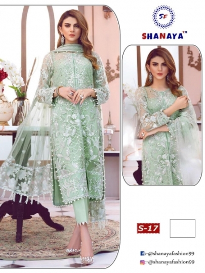 SHANAYA PRESENT S 17 BUTTERFLY NET PAKISTANI SUIT WHOLESALE SUPPLIER WHOLESALE DEALER BEST RATE BY GOSIYA EXPORTS SURAT (6)