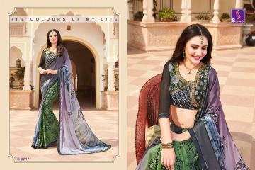SHANGRILA BY GLAZE DIGITAL FANCY PURE PRINTS SAREES WHOLESALE COLLECTION BUY AT BEST RATE BY GOSIYA EXPORTS SURAT (10)