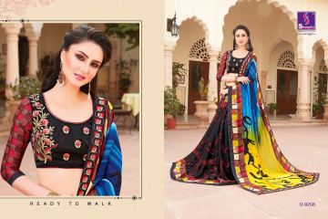 SHANGRILA BY GLAZE DIGITAL FANCY PURE PRINTS SAREES WHOLESALE COLLECTION BUY AT BEST RATE BY GOSIYA EXPORTS SURAT (5)