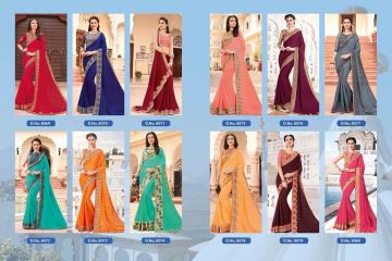 SHANGRILA EXORA COLLECTION DESIGNER PARTY WEAR SAREES COLLECTION WHOLESALE SUPPLIER BEST RATE BY GOSIYA EXPORTS SURAT (1)