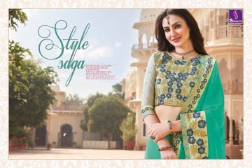 SHANGRILA EXORA COLLECTION DESIGNER PARTY WEAR SAREES COLLECTION WHOLESALE SUPPLIER BEST RATE BY GOSIYA EXPORTS SURAT (12)