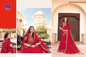 SHANGRILA EXORA COLLECTION DESIGNER PARTY WEAR SAREES COLLECTION WHOLESALE SUPPLIER BEST RATE BY GOSIYA EXPORTS SURAT (4)
