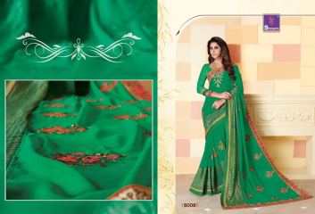 SHANGRILA SPARKLE VOL 2 FANCY FABRICS DESIGNER SAREES FESTIVAL COLLECTION WHOLESALE BEST RATE BY GOSIYA EXPORTS (19)
