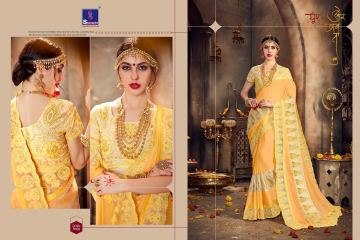 SHANGRILA TASVEER CATALOGUE GEORGETTE DESIGNER EMBROIDERED PARTY WEAR SAREES WHOLESALE BEST RATE BY GOSIYA EXPORTS SURAT (1)