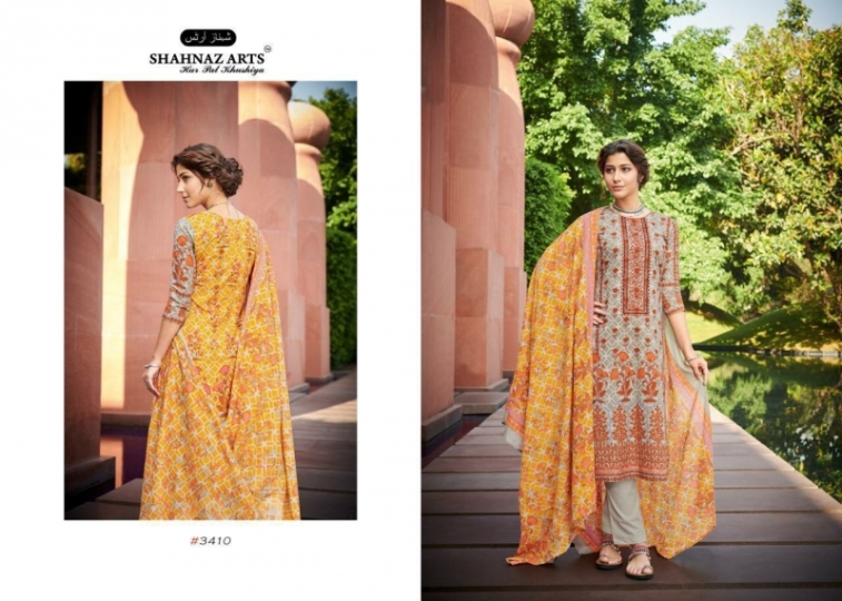 SHEHNAZ ARTS FALAKNUMA PURE LAWN COTTON WHOLESALE DRESS MATERIAL COLLECTION SUPPLIER DEALER BEST RATE BY GOSIYA EXP (3)