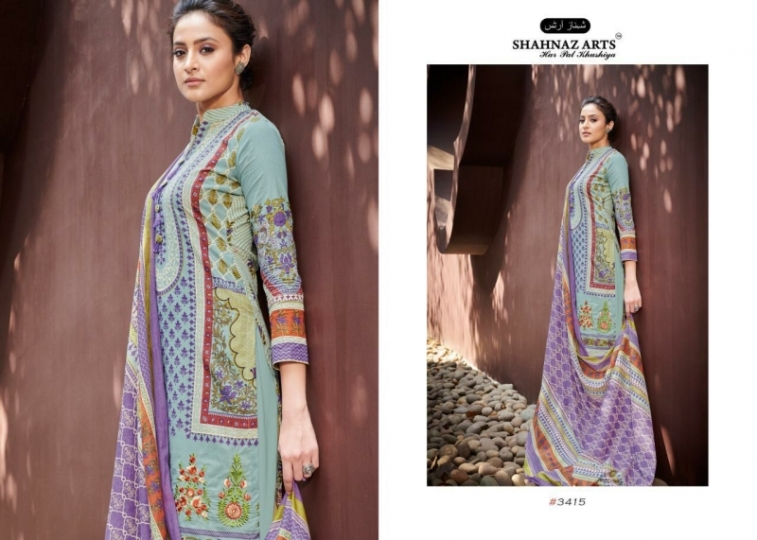SHEHNAZ ARTS FALAKNUMA PURE LAWN COTTON WHOLESALE DRESS MATERIAL COLLECTION SUPPLIER DEALER BEST RATE BY GOSIYA EXP (7)