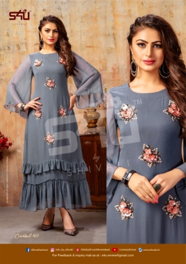 SHIVALI S4U LAUNCHES COCKTAIL VOL.3 FANCY PARTYWEAR COLLECTION WHOLESELLER DEALER BEST RATE BY GOSIYA EXPORTS SURAT (5)