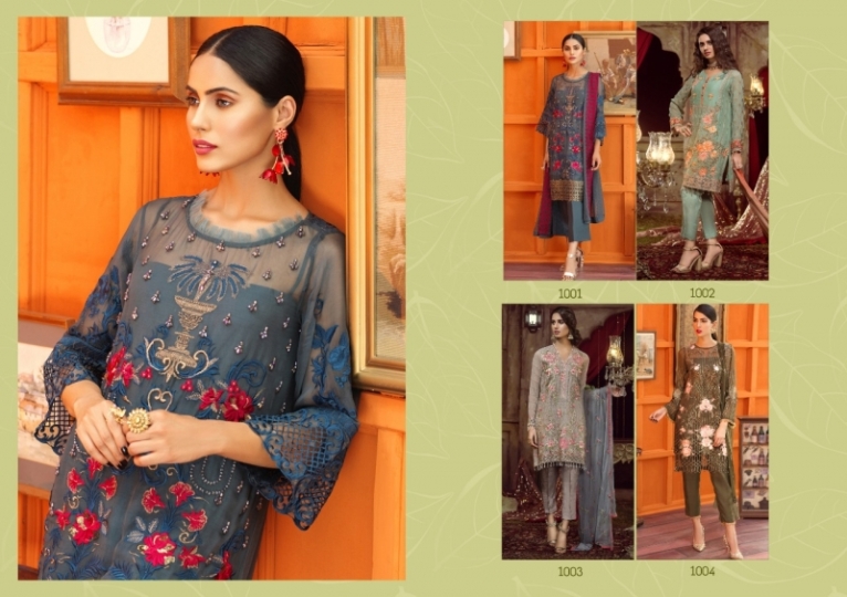 SHRADDHA DESIGNER COIR PAKISTANI SALWAR KAMEEZ  (4)