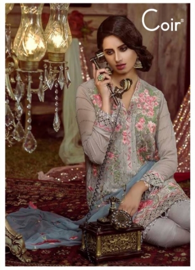 SHRADDHA DESIGNER COIR PAKISTANI SALWAR KAMEEZ  (7)