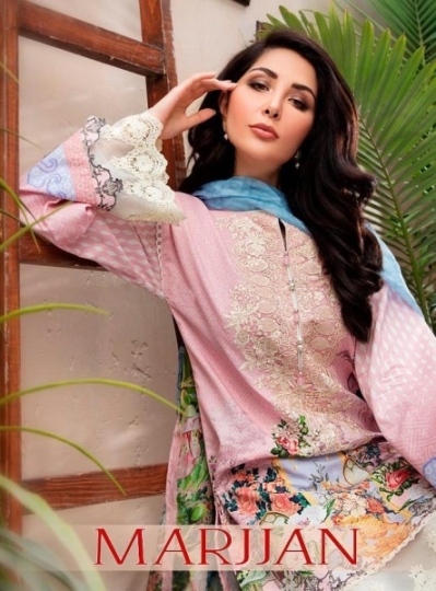 SHRADDHA DESIGNER PRESENTS MARJJAN LAWN COLLECTION 19  (6)