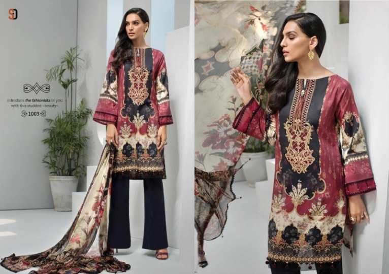 SHRADDHA DESIGNER PRESENTS MARJJAN LAWN COLLECTION 19  (7)