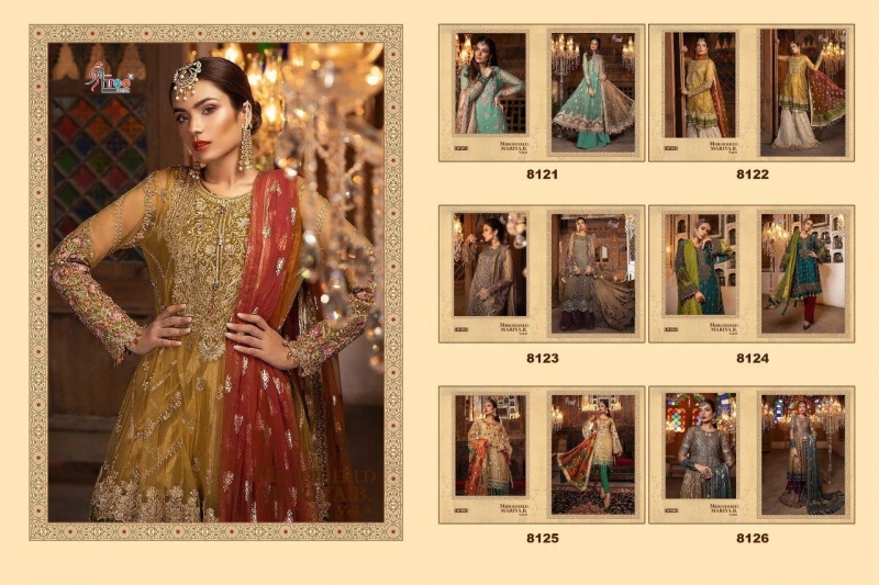 SHREE FAB MBROIDERED MARIYA.B. VOL 8  (8)