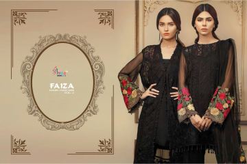 SHREE FAB NEW CATALOG FAIZA LUXURY COLLECTION VOL 2 PAKISTANI SUIT WHOLESSALE BY GOSIYA EXPORTS SURATE (6)