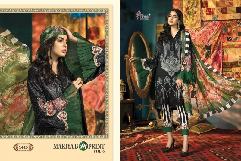 SHREE FAB PRESENNTS MARIA B M PRINT VOL 6  (10)