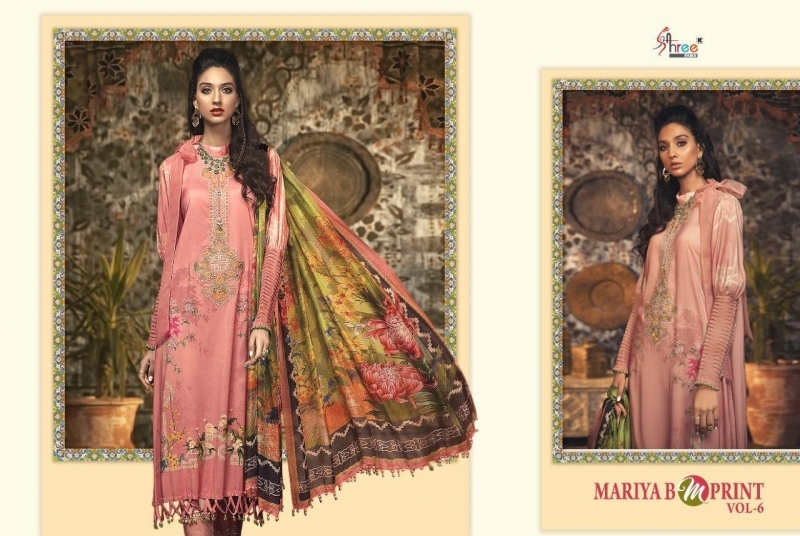 SHREE FAB PRESENNTS MARIA B M PRINT VOL 6  (12)