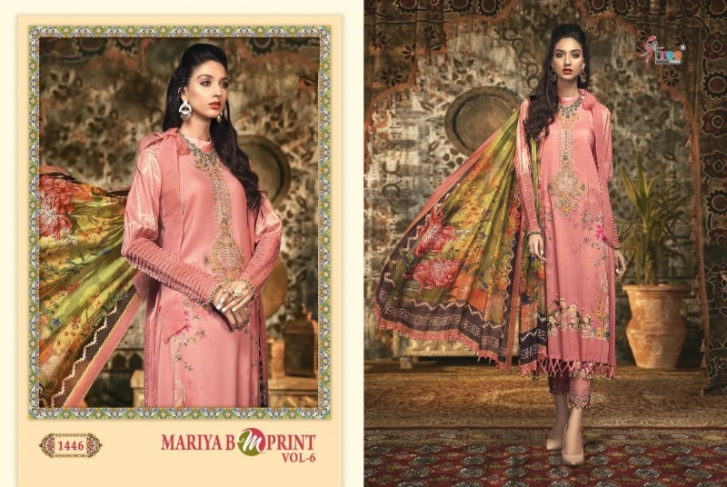 SHREE FAB PRESENNTS MARIA B M PRINT VOL 6  (14)