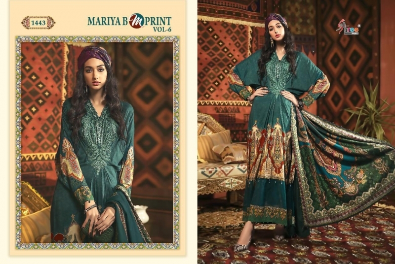 SHREE FAB PRESENNTS MARIA B M PRINT VOL 6  (15)