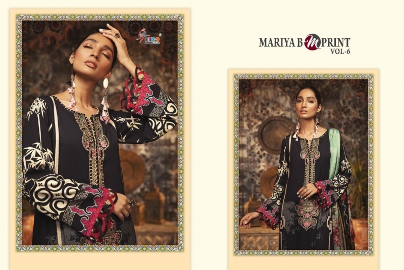 SHREE FAB PRESENNTS MARIA B M PRINT VOL 6  (4)