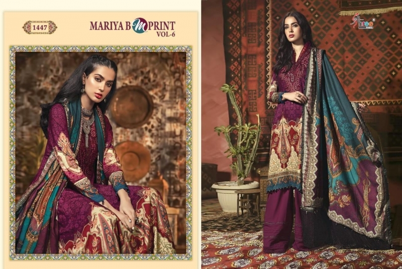 SHREE FAB PRESENNTS MARIA B M PRINT VOL 6  (5)