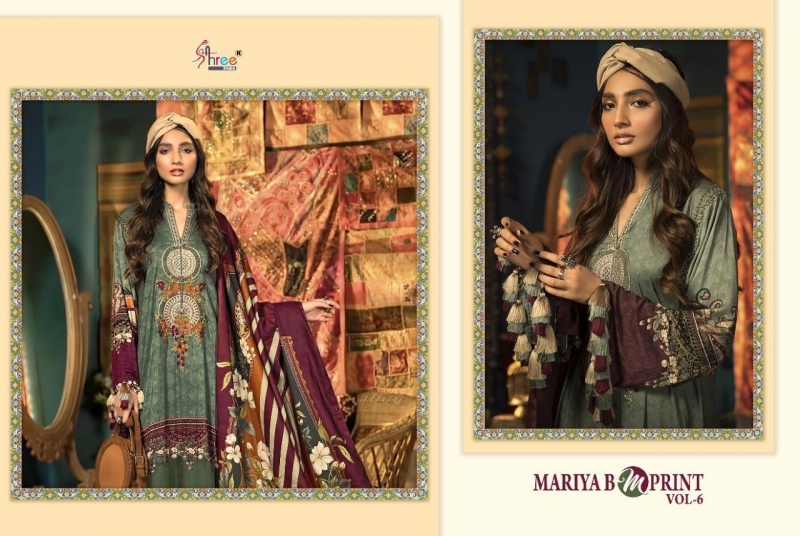 SHREE FAB PRESENNTS MARIA B M PRINT VOL 6  (6)