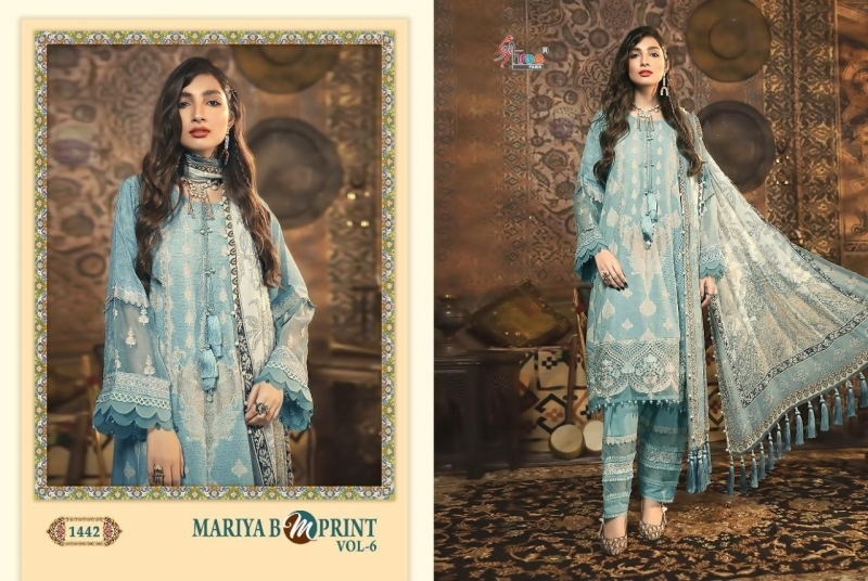 SHREE FAB PRESENNTS MARIA B M PRINT VOL 6  (8)