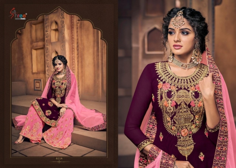 SHREE FAB SHEHNAI BRIDAL COLLECTION VOL 23 GEORGETTE SARARA STYLE SALWAR SUIT WHOLESALE DEALER BEST RATE BY GOSIYA EXPORTS SURAT (7)