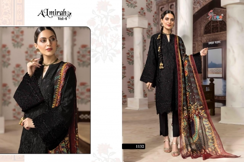 SHREE FABS ALMIRAH VOL-4 1130-1135 SERIES COTTON PAKISTANI SUITS WHOLESALER DEALER BEST RATE BY GOSIYA EXPORTS SURAT (5)