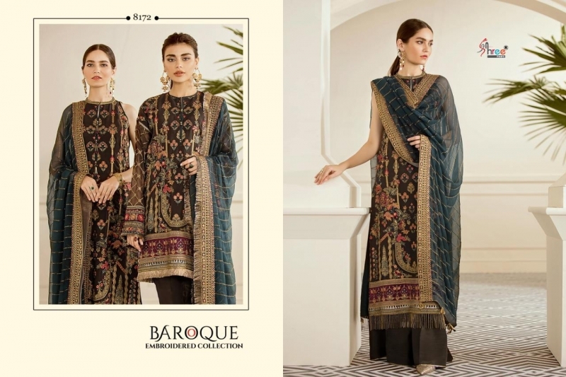 SHREE FABS BAROQUE EMBRODERD COLLECTION PAKISTANI GEORGETTE SUIT WHOLESALE DEALER BEST RATE BY GOSIYA EXPORTS SURAT (3)