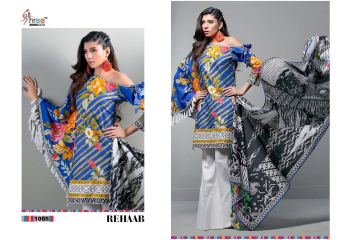 SHREE FABS BY REHAAB GLACE COTTON PAKISTANI STYLE SALWAR KAMEEZ WHOLESALE BEST RATE SURAT (5)