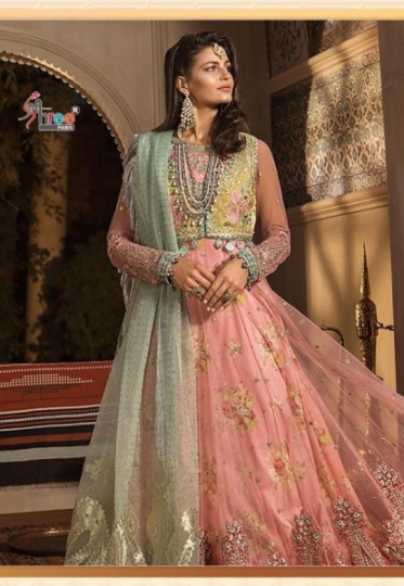 SHREE FABS EMBROIDERED MARIYA B VOL 9 HEAVY WEDDING PAKISTANI SUIT WHOLESALE DEALER BEST RATE BY GOSIYA EXPORTS SURAT  (4)