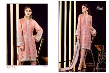 SHREE FABS FAIZA LUXURY COLLECTION VOL 4 GEORGETTE EMBROIDERED PAKISTANI STYLE (3)