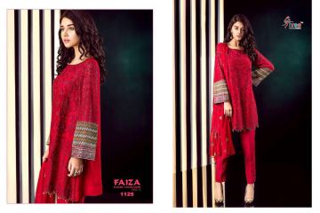 SHREE FABS FAIZA LUXURY COLLECTION VOL 4 GEORGETTE EMBROIDERED PAKISTANI STYLE (4)