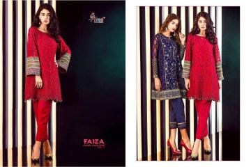 SHREE FABS FAIZA LUXURY COLLECTION VOL 4 GEORGETTE EMBROIDERED PAKISTANI STYLE (5)