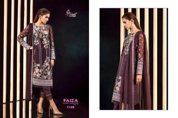 SHREE FABS FAIZA LUXURY COLLECTION VOL 4 GEORGETTE EMBROIDERED PAKISTANI STYLE (6)