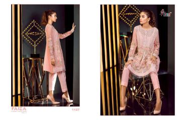 SHREE FABS FAIZA LUXURY COLLECTION VOL 4 GEORGETTE EMBROIDERED PAKISTANI STYLE (9)