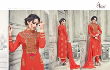 SHREE FABS FIRST CHOICE 19 GEORGETTE EMBROIDERED PARTY WEAR SUITS WHOLESALE T (6)