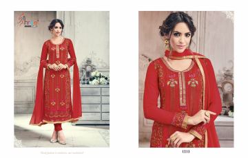 SHREE FABS FIRST CHOICE 19 GEORGETTE EMBROIDERED PARTY WEAR SUITS WHOLESALE T (9)