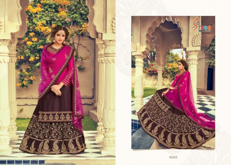 SHREE FABS FLORINA GEORGETTE WEDDING WEAR DRESS MATERIAL BEST RATE BY GOSIYA EXPORTS SURAT (11)