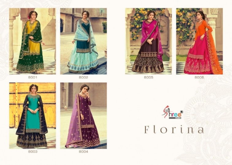 SHREE FABS FLORINA GEORGETTE WEDDING WEAR DRESS MATERIAL BEST RATE BY GOSIYA EXPORTS SURAT (16)