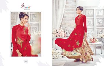 SHREE FABS KARVA FESTIVAL COLLECATION 2 DRESS CATALOG WHOLESALE BEST RATE BY GOSIYA EXPORTS (3)