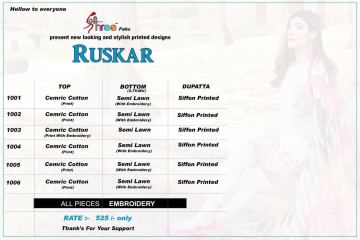 HREE FABS RUKSAAR PAKISTANI CATALOG WHOLESALE SURAT BY GOSIYA EXPORTS (7)