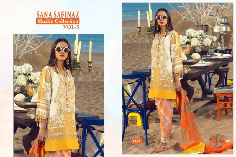 SHREE FABS SANA SAFINAZ MUZLIN COLLECTION VOL.5  (2)