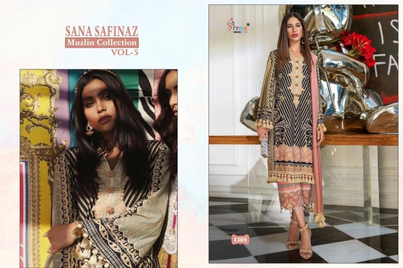 SHREE FABS SANA SAFINAZ MUZLIN COLLECTION VOL.5  (3)