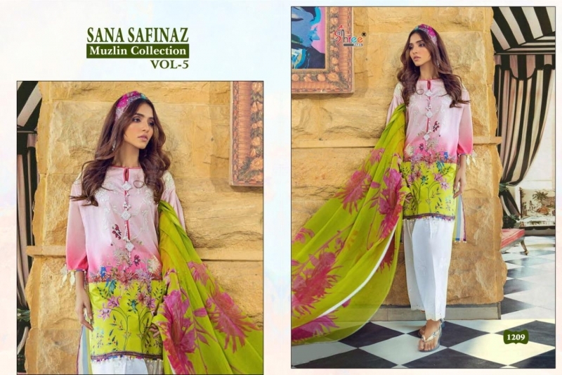 SHREE FABS SANA SAFINAZ MUZLIN COLLECTION VOL.5  (6)