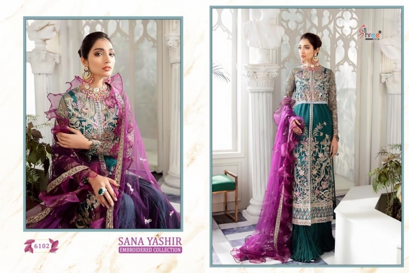 SHREE FABS SANA YASHIR EMBROIDERED COLLECTION (7)