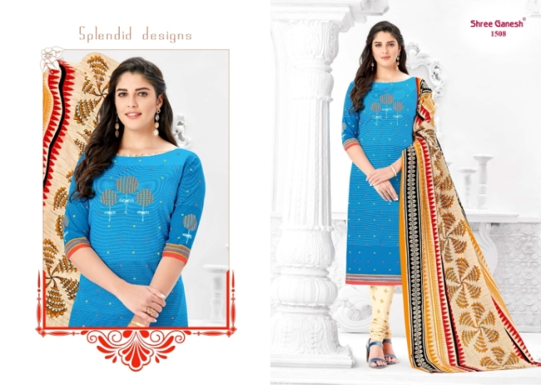 SHREE GANESH SAMAIYRA VOL 5 COTTON DRESS MATERIAL SALWAR SUIT WHOLESALE DEALER BEST RATE BY GOSIYA EXPORTS (5)