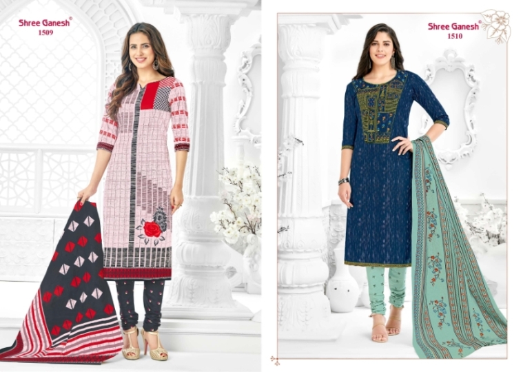 SHREE GANESH SAMAIYRA VOL 5 COTTON DRESS MATERIAL SALWAR SUIT WHOLESALE DEALER BEST RATE BY GOSIYA EXPORTS (6)