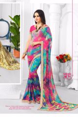 SHREE KUSHAL NAIRA EXCLUSIVE FANCY PRINTED GEORGETTE SAREE CATALOG AT BEST RATE BY GOSIYA EXPORTS (10)